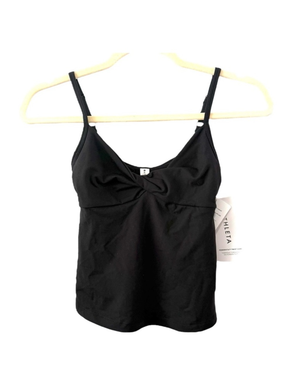 Athleta Trio Twist-Front Camisoles — Dusty Rose, Plum & Black - Picture 2 of 10